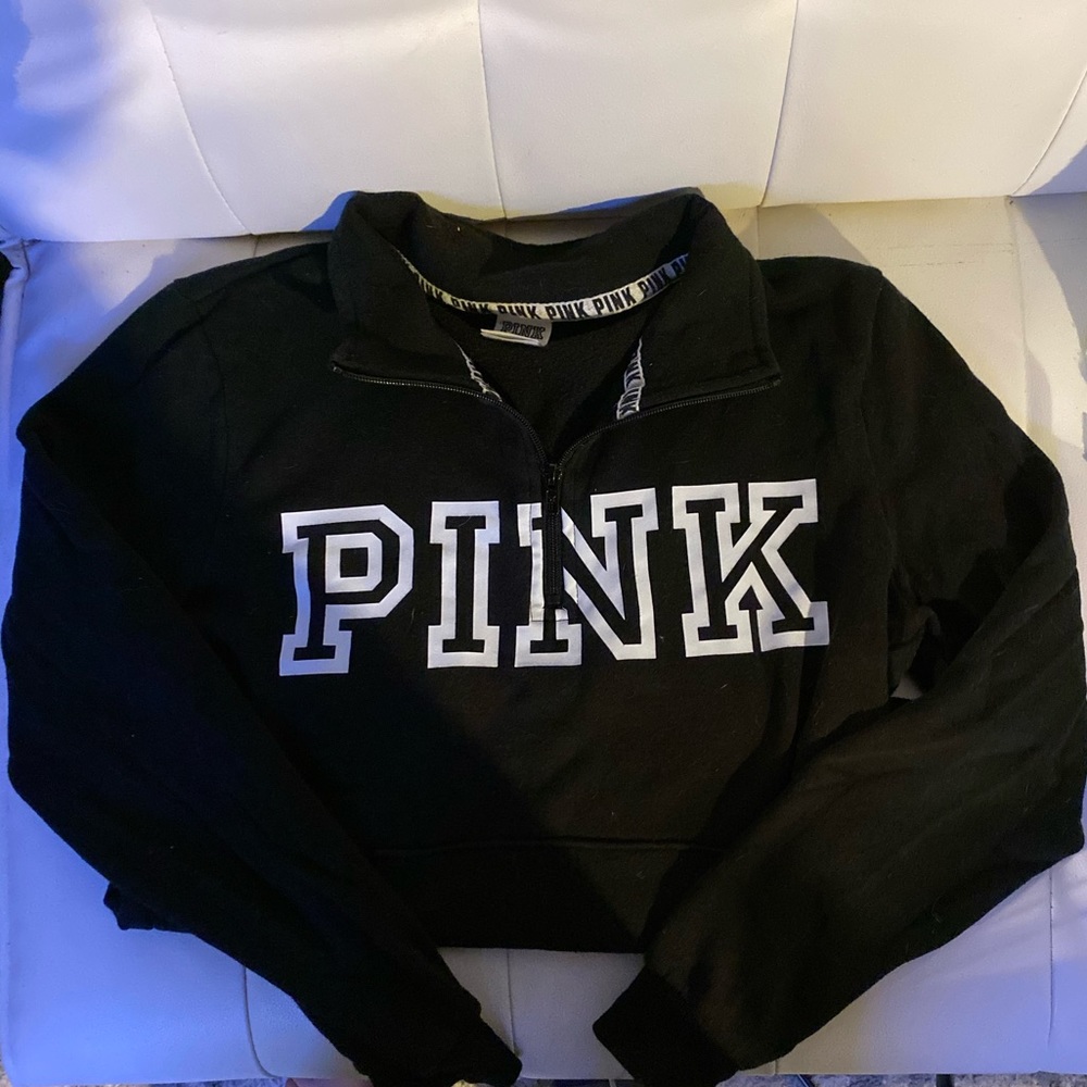 Black Victoria’s Secret quarter zip